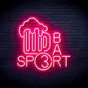ADVPRO Sport Bar with Beer Mug Ultra-Bright LED Neon Sign fnu0422 - Pink