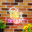 ADVPRO Sport Bar with Beer Mug Ultra-Bright LED Neon Sign fnu0422