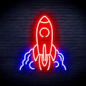ADVPRO Rocket Ultra-Bright LED Neon Sign fnu0423 - Blue & Red