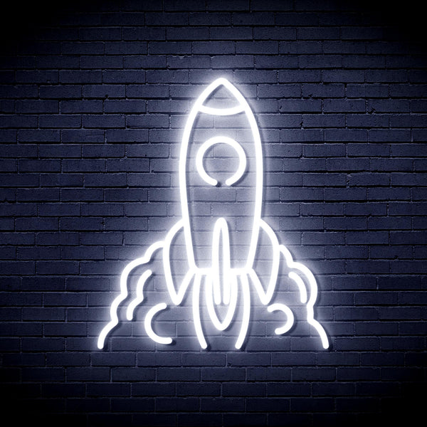 ADVPRO Rocket Ultra-Bright LED Neon Sign fnu0423 - White