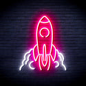 ADVPRO Rocket Ultra-Bright LED Neon Sign fnu0423 - White & Pink
