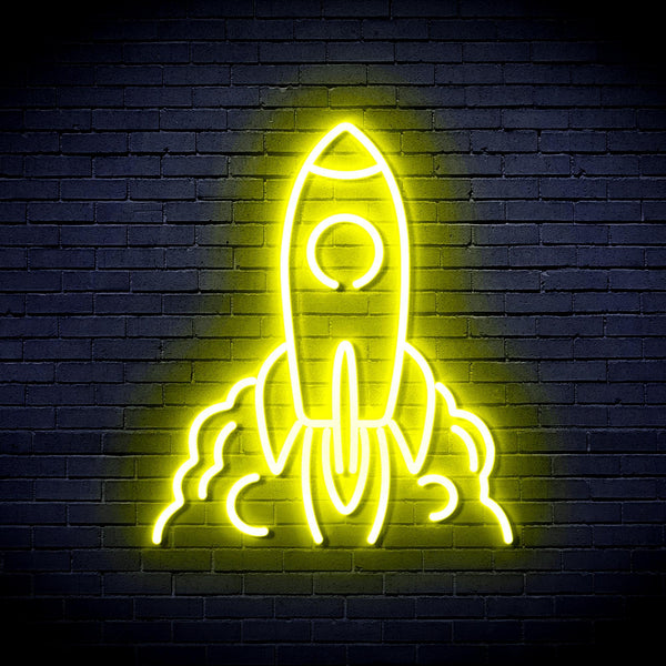 ADVPRO Rocket Ultra-Bright LED Neon Sign fnu0423 - Yellow
