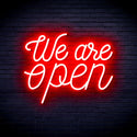 ADVPRO We 're Open Ultra-Bright LED Neon Sign fnu0424 - Red