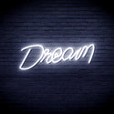 ADVPRO The Dream is Real Ultra-Bright LED Neon Sign fnu0425 - White