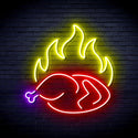 ADVPRO Chicken Shop Restaurant with Flame Ultra-Bright LED Neon Sign fnu0426 - Multi-Color 3