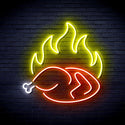 ADVPRO Chicken Shop Restaurant with Flame Ultra-Bright LED Neon Sign fnu0426 - Multi-Color 6
