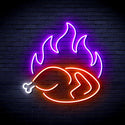 ADVPRO Chicken Shop Restaurant with Flame Ultra-Bright LED Neon Sign fnu0426 - Multi-Color 7
