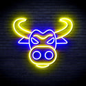 ADVPRO OX Year Ultra-Bright LED Neon Sign fnu0427 - Blue & Yellow