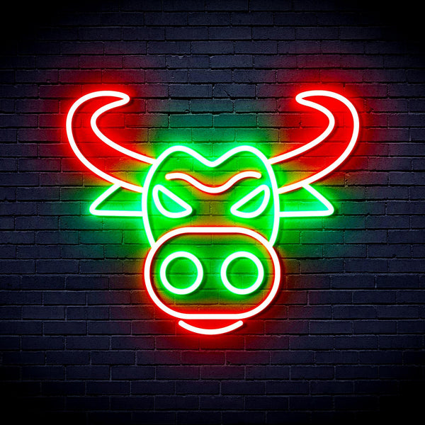 ADVPRO OX Year Ultra-Bright LED Neon Sign fnu0427 - Green & Red
