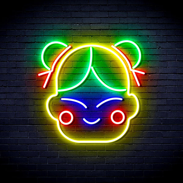 ADVPRO Chinese New Year Child Girl Ultra-Bright LED Neon Sign fnu0429 - Multi-Color 2