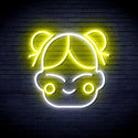 ADVPRO Chinese New Year Child Girl Ultra-Bright LED Neon Sign fnu0429 - White & Yellow