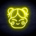 ADVPRO Chinese New Year Child Girl Ultra-Bright LED Neon Sign fnu0429 - Yellow