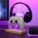 ADVPRO Your Brain Fully Charged Gamer LED neon stand hgA-j0008 - Purple