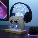 ADVPRO Your Brain Fully Charged Gamer LED neon stand hgA-j0008 - White