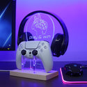 ADVPRO Play and Win with Game Controller Gamer LED neon stand hgA-j0009 - Blue