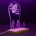 ADVPRO Hit Your Target Gamer LED neon stand hgA-j0010 - Purple