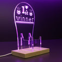 ADVPRO 1st Winner with Monster Icons Gamer LED neon stand hgA-j0011 - Purple