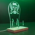 ADVPRO Girl - Hit Highest Score Gamer LED neon stand hgA-j0014 - Green