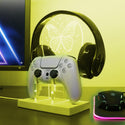 ADVPRO Beautiful Butterfly with Surrounding Stars Gamer LED neon stand hgA-j0015 - Yellow