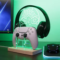 ADVPRO Happy Rainbow with Two Clouds Gamer LED neon stand hgA-j0020 - Green