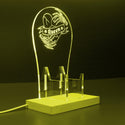 ADVPRO Skull Hand with Broken Heart Gamer LED neon stand hgA-j0023 - Yellow