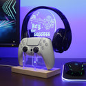 ADVPRO Key for Success Gamer LED neon stand hgA-j0025 - Blue