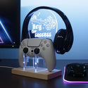 ADVPRO Key for Success Gamer LED neon stand hgA-j0025 - White