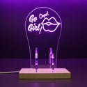 ADVPRO Oops! Go Girl! Gamer LED neon stand hgA-j0026 - Purple