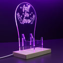 ADVPRO Fall in Love Gamer LED neon stand hgA-j0027 - Purple