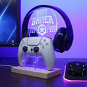 ADVPRO Best Game Badge Gamer LED neon stand hgA-j0036 - Blue