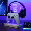 ADVPRO Boy Boy Boy Gamer LED neon stand hgA-j0037 - Blue