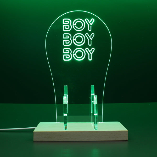 ADVPRO Boy Boy Boy Gamer LED neon stand hgA-j0037 - Green