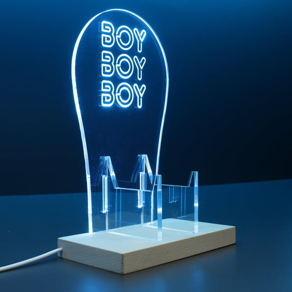 ADVPRO Boy Boy Boy Gamer LED neon stand hgA-j0037 - Sky Blue