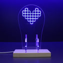 ADVPRO Digital Heart Gamer LED neon stand hgA-j0041 - Blue