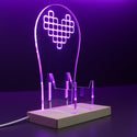 ADVPRO Digital Heart Gamer LED neon stand hgA-j0041 - Purple