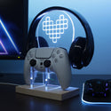 ADVPRO Digital Heart Gamer LED neon stand hgA-j0041 - White