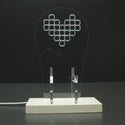 ADVPRO Digital Heart Gamer LED neon stand hgA-j0041