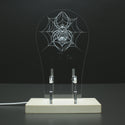 ADVPRO Spider with Cobweb Gamer LED neon stand hgA-j0043