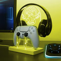 ADVPRO Game Controller Inside The Snow Globe Gamer LED neon stand hgA-j0044 - Yellow