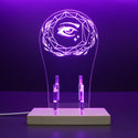 ADVPRO Mystery Eye Watching You Gamer LED neon stand hgA-j0046 - Purple