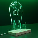 ADVPRO Balloon Dog Gamer LED neon stand hgA-j0049 - Green