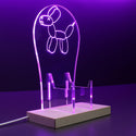 ADVPRO Balloon Dog Gamer LED neon stand hgA-j0049 - Purple