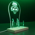 ADVPRO Hardcore Gamer with Skull Head Gamer LED neon stand hgA-j0051 - Green