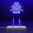 ADVPRO Geek Gamer Gamer LED neon stand hgA-j0053 - Blue