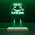 ADVPRO Keep Out I am Playing Game Gamer LED neon stand hgA-j0055 - Green