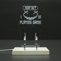 ADVPRO Keep Out I am Playing Game Gamer LED neon stand hgA-j0055