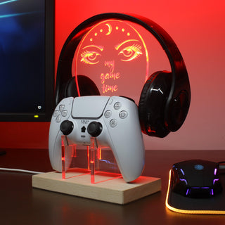 ADVPRO My Game Time Gamer LED neon stand hgA-j0056 - Red