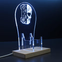 ADVPRO Skull Game Combine Together Gamer LED neon stand hgA-j0057 - White