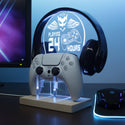 ADVPRO Playing Game 24 Hours Gamer LED neon stand hgA-j0059 - White