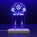 ADVPRO Shot on Target Gamer LED neon stand hgA-j0060 - Blue